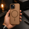 iPhone 15 Matte Translucent MagSafe Magnetic Case