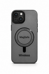 iPhone 14 Leather MagSafe Case Shockproof Cover