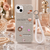 iPhone 14 Heart Case With Strap Lanyard Cover