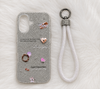 iPhone 16 Plus Heart Case With Strap Lanyard Cover