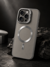 For iPhone 16 Pro Blue MagSafe Bracket Case Camera Lens Cover