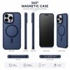 iPhone 14 Pro Matte Translucent MagSafe Magnetic Case