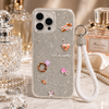 iPhone 15 Pro Heart Case With Strap Lanyard Cover
