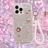 iPhone 14 Pro Heart Case With Strap Lanyard Cover
