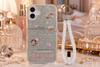 iPhone 17 Heart Case With Strap Lanyard Cover