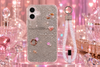 iPhone 17 Heart Case With Strap Lanyard Cover