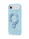 iPhone 17 Air Rhinestone MagSafe Phone Case Cover Blue
