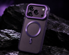 For iPhone 17 Pro Max Blue MagSafe Bracket Case Camera Lens Cover