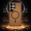 Samsung S23 Ultra Matte Translucent Magnetic Shockproof Case