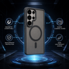 Samsung S23 Ultra Matte Translucent Magnetic Shockproof Case