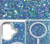 16 Plus MagSafe Glitter Shockproof Phone Case For iPhone 16 Plus Luxury Sparkle Cover