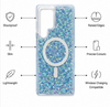 S23 ULTRA MagSafe Glitter Shockproof Phone Case For Samsung S23 Ultra Luxury Sparkle Cover