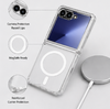 Clear MagSafe Case for Samsung Z Flip 7 Shockproof Cover