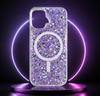 16 Plus MagSafe Glitter Shockproof Phone Case For iPhone 16 Plus Luxury Sparkle Cover