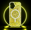 16 Plus MagSafe Glitter Shockproof Phone Case For iPhone 16 Plus Luxury Sparkle Cover