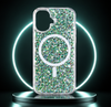 16 Plus MagSafe Glitter Shockproof Phone Case For iPhone 16 Plus Luxury Sparkle Cover