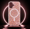 16 Plus MagSafe Glitter Shockproof Phone Case For iPhone 16 Plus Luxury Sparkle Cover
