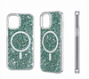 15 MagSafe Glitter Shockproof Phone Case For iPhone 15 Luxury Sparkle Cover