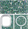 15 PRO MagSafe Glitter Shockproof Phone Case For iPhone 15 Pro Luxury Sparkle Cover