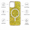 15 PRO Max MagSafe Glitter Shockproof Phone Case For iPhone 15 Pro Max Luxury Sparkle Cover