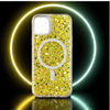 15 MagSafe Glitter Shockproof Phone Case For iPhone 15 Luxury Sparkle Cover