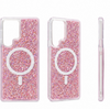 S23 ULTRA MagSafe Glitter Shockproof Phone Case For Samsung S23 Ultra Luxury Sparkle Cover