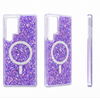 S23 ULTRA MagSafe Glitter Shockproof Phone Case For Samsung S23 Ultra Luxury Sparkle Cover