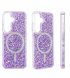 S25/S24 MagSafe Glitter Shockproof Phone Case For Samsung S25 S24 Luxury  Sparkle Cover