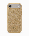 Gold non-MagSafe rhinestone case for iPhone 17 Air - rear product view