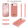 Pink rhinestone case for iPhone 17 Air - view 2